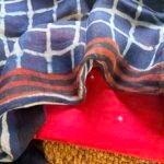 MUL CHANDERI TOP AND LINEN DUPATTA