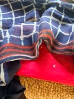 MUL CHANDERI TOP AND LINEN DUPATTA