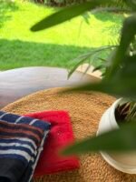 MUL CHANDERI TOP AND LINEN DUPATTA - Image 4