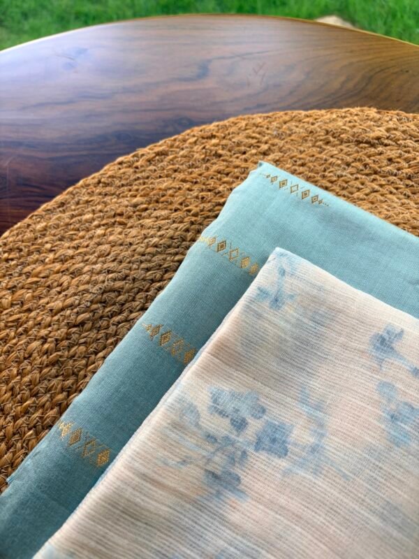 CHANDERI TOP AND PRINTED KOTA DUPATTA - Image 4