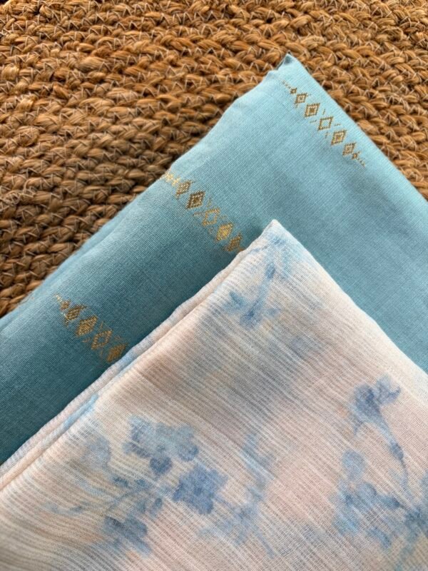 CHANDERI TOP AND PRINTED KOTA DUPATTA - Image 6