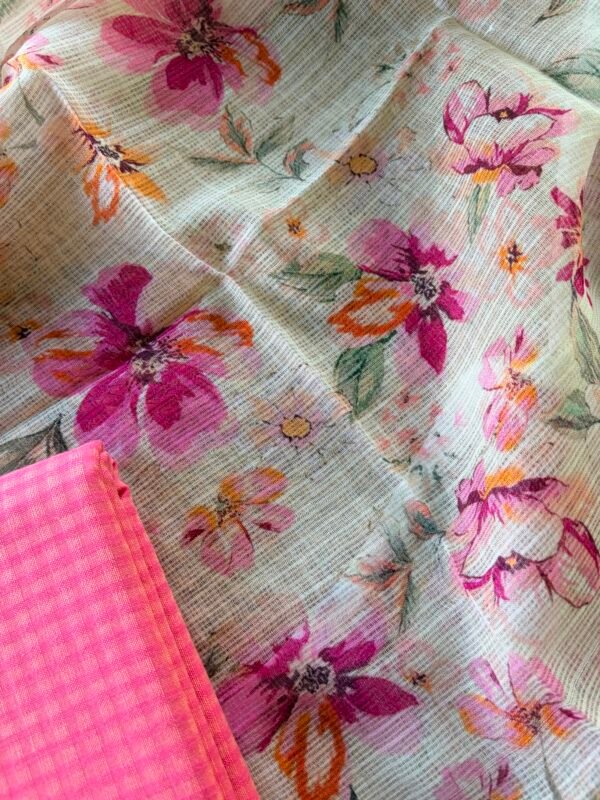 COTTON TOP AND PRINTED KOTA DUPATTA - Image 7