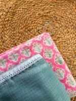 HANDBLOCK PRINTED TOP AND KOTA COTTON DUPATTA - Image 2