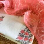 PRINTED COTTON  TOP AND TEPCHI KOTA DUPATTA