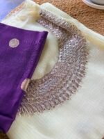 SILK KOTA TOP AND CHANDERI HANDBLOCK PRINTED DUPATTA - Image 6