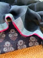AJRAK KOTA COTTON TOP AND LINEN DUPATTA - Image 5