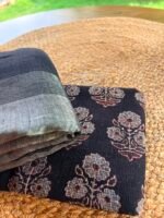 AJRAK KOTA COTTON TOP AND LINEN DUPATTA - Image 2