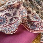 MUL CHANDERI SILK TOP AND AJRAK KOTA PRINTED DUPATTA
