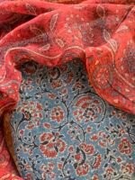 AJRAK KOTA COTTON TOP AND DUPATTA