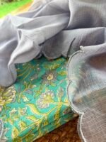 HANDBLOCK PRINTED TOP AND KOTA COTTON DUPATTA - Image 3