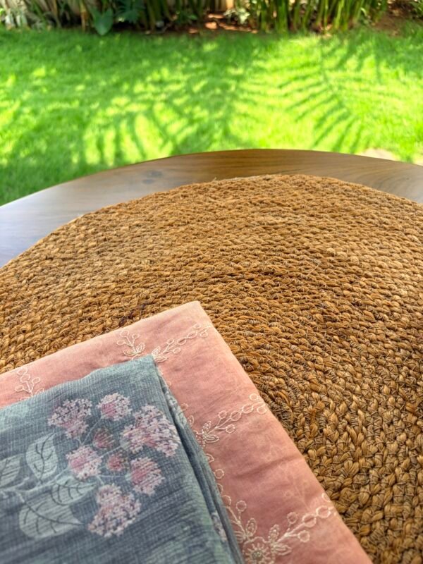 CHANDERI EMBROIDERED TOP AND KOTA PRINTED DUPATTA - Image 6