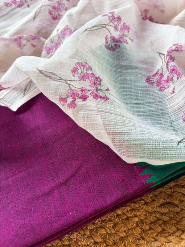 COTTON TOP AND PRINTED KOTA DUPATTA - Image 3