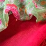 MUL CHANDERI SILK TOP AND KOTA PRINTED DUPATTA