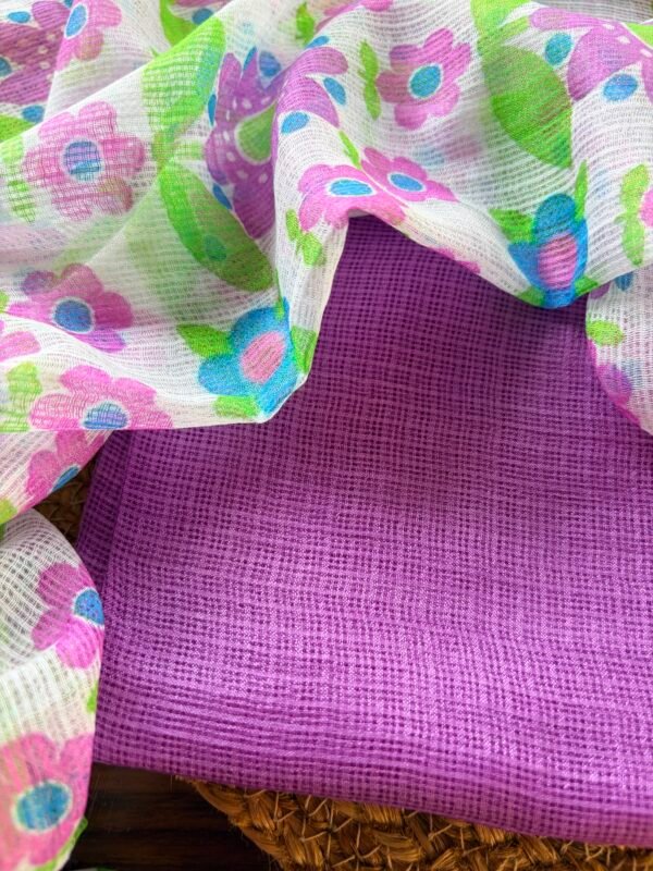 SILK KOTA TOP AND KOTA PRINTED DUPATTA - Image 2
