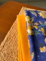 HANDBLOCK PRINTED COTTON TOP AND PLAIN BOTTOM - Image 2