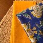 HANDBLOCK PRINTED COTTON TOP AND PLAIN BOTTOM