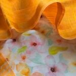 PRINTED CHANDERI SILK COTTON TOP AND DUPATTA