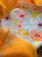 PRINTED CHANDERI SILK COTTON TOP AND DUPATTA - Image 5