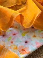 PRINTED CHANDERI SILK COTTON TOP AND DUPATTA - Image 3