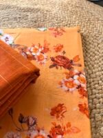 PRINTED CHANDERI SILK COTTON TOP AND DUPATTA - Image 4