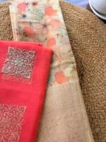 BELNDED KOTA TOP WITH ORGANZA DUPATTA - Image 3