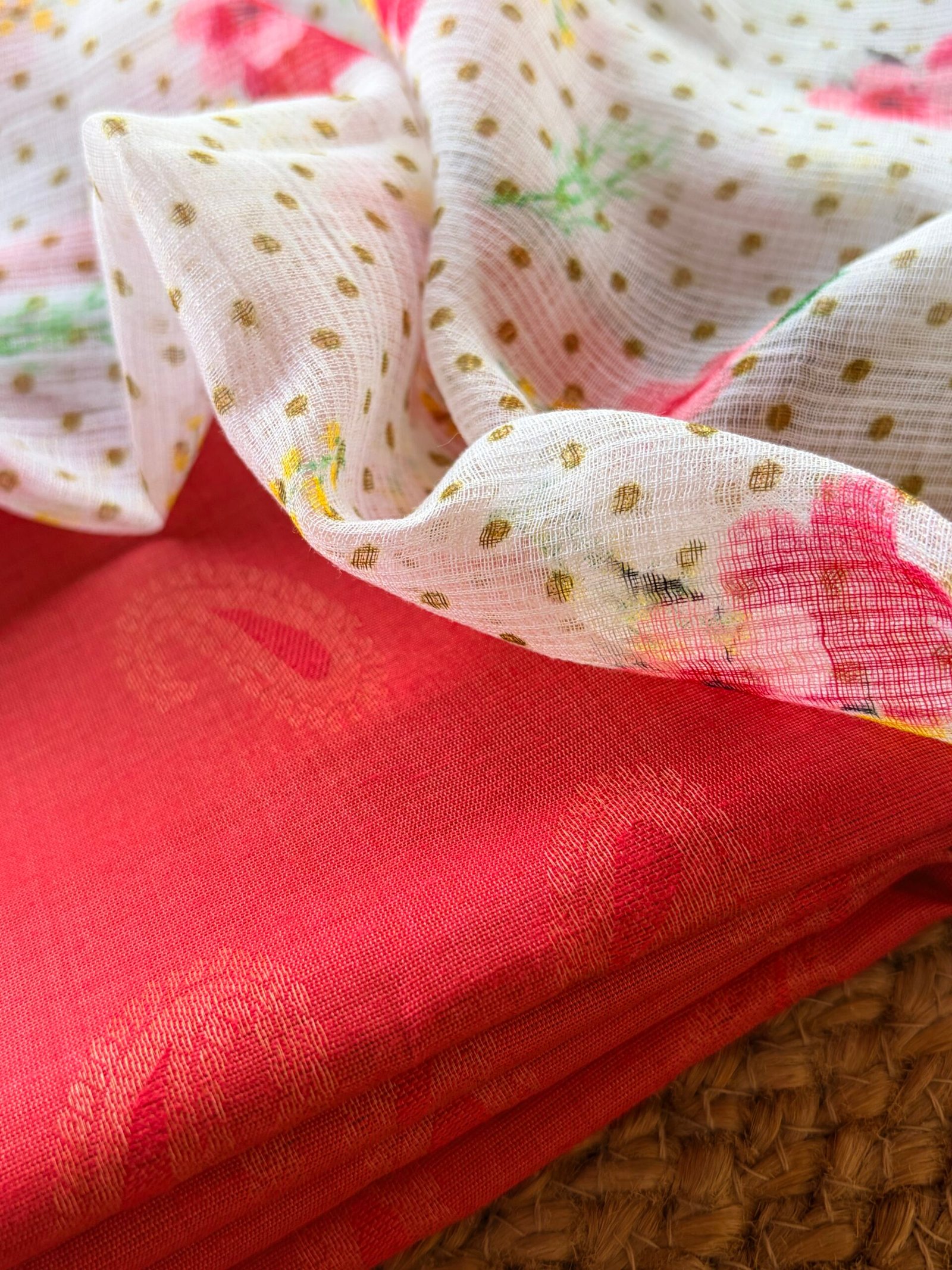IMG_4407 SILK COTTON TOP AND KOTA PRINTED DUPATTA - Image 1