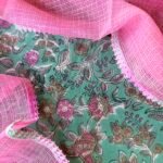 HANDBLOCK PRINTED TOP AND KOTA COTTON DUPATTA