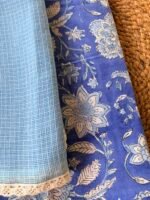 HANDBLOCK PRINTED TOP AND KOTA COTTON DUPATTA - Image 5