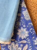 HANDBLOCK PRINTED TOP AND KOTA COTTON DUPATTA - Image 3