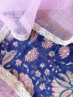 HANDBLOCK PRINTED TOP AND KOTA COTTON DUPATTA