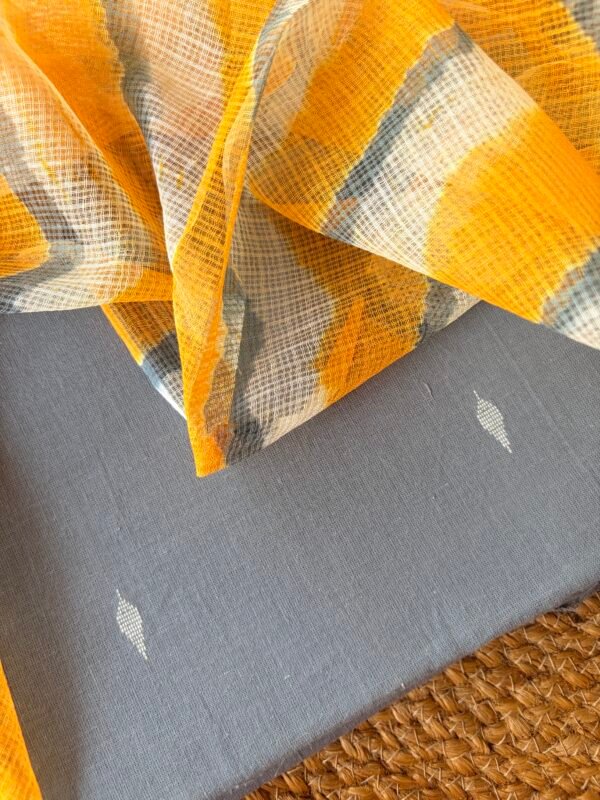 COTTON TOP AND KOTA LEHERIYA DUPATTA - Image 4