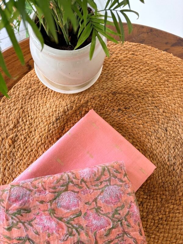 SILK COTTON TOP AND KOTA PRINTED DUPATTA - Image 6