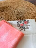 HANDBLOCK PRINTED TOP AND SILK KOTA SHIBORI PRINTED DUPATTA - Image 4