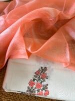 HANDBLOCK PRINTED TOP AND SILK KOTA SHIBORI PRINTED DUPATTA - Image 7