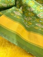 MUL CHANDERI TOP AND IKAT SILK COTTON DUPATTA - Image 3