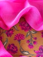 PREMIUM CHANDERI PRINTED TOP AND KOTA  COTTON DUPATTA