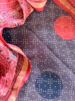 MUL CHANDERI AJRAK TOP AND AJRAK KOTA COTTON DUPATTA - Image 3
