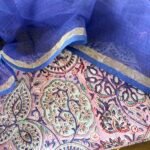HANDBLOCK PRINTED TOP AND KOTA DUPATTA