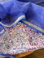 HANDBLOCK PRINTED TOP AND KOTA DUPATTA