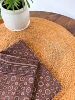 AJRAK MUL CHANDERI SILK TOP AND DUPATTA - Image 7