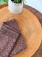 AJRAK MUL CHANDERI SILK TOP AND DUPATTA - Image 6