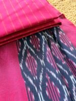 COTTON STRIPES TOP AND IKAT DUPATTA - Image 2