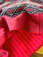 COTTON STRIPES TOP AND IKAT DUPATTA