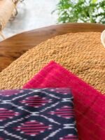 COTTON STRIPES TOP AND IKAT DUPATTA - Image 7