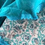 HANDBLOCK PRINTED TOP AND KOTA COTTON DUPATTA