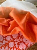 HANDBLOCK PRINTED TOP AND DUAL SHADE KOTA DUPATTA