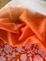 HANDBLOCK PRINTED TOP AND DUAL SHADE KOTA DUPATTA - Image 6