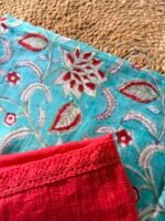 CHANDERI PRINTED TOP AND KOTA COTTON DUPATTA - Image 5