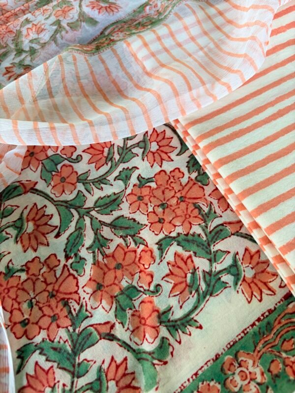 HANDBLOCK PRINTED COTTON FULL SET - Image 5