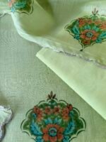 HANDBLOCK PRINTED MUL CHANDERI FULL SET - Image 6